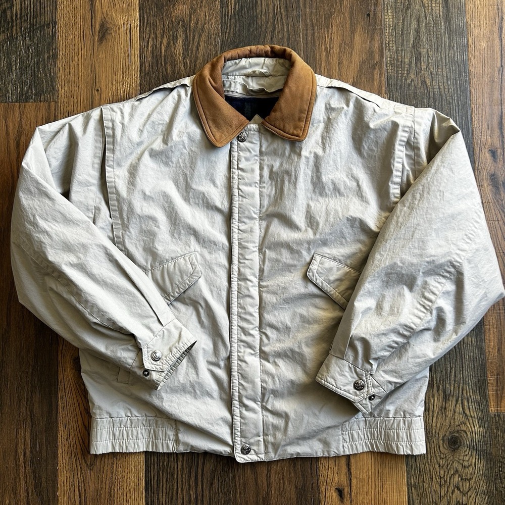 Vintage Outdoor Exchange Jacket Removable Flannel Lining Y2K Workwear L